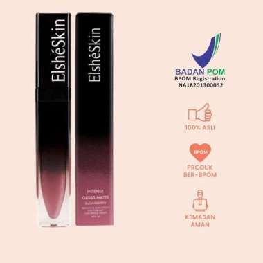 ELSHESKIN Intense Gloss Matte Sugarberry - Lip Cream Nude - Lip Cream Matte Glossy - Lip Cream Water