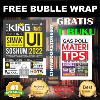 The King Drilling SIMAK UI dan UM UGM SAINTEK SOSHUM 2022 UI SOSHUM+GSPL TPS