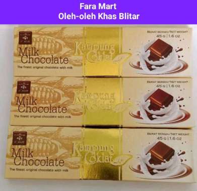 MILK COKLAT BATANG ASLI KAMPUNG COKLAT BLITAR 100gr