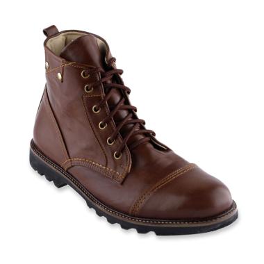 Tragen Footwear Sepatu Boots Pria - Orvile Brown