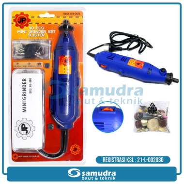 JP Blister Mini Die Grinder Tuner Set 40 pc Gerinda Tangan Bor Listrik