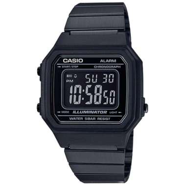 CASIO ORIGINAL - CASIO B650WB-1B - JAM TANGAN PRIA JAM PRIA - STAINLESS CASIO B-650WB-1B B 650WB 1B 