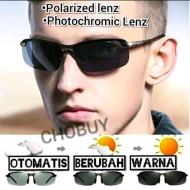 Kacamata uv polarized potochromick original