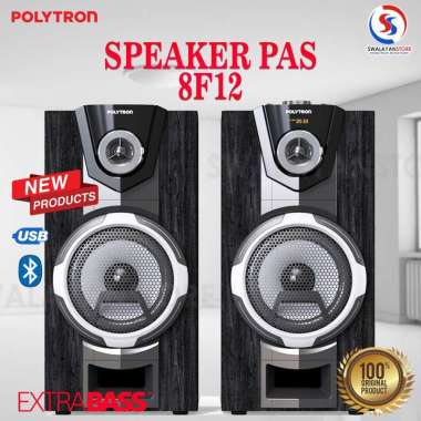 SPEAKER AKTIF POLYTRON PAS 8F12 / PENGERAS SUARA / SPEAKER BLUETOOTH / SALON AKTIF USB