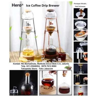 harga Tripod Cold Brew Ice Drip Coffee And Tea Maker 500 Ml - Rose G (Kode 017) Blibli.com