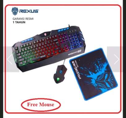 REXUS VR1 Keyboard Mouse Warfaction Combo
