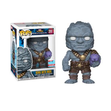 Funko POP! Marvel Thor Ragnarok - Korg with Miek (NYCC Exclusive) #391 Vinyl Figure