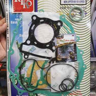 RIKO Paking Perpak Full Set Yamaha Jupiter Mx Lama New Vixion Gasket Packing Fullset Kop Blok Seal K