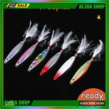 Lead Feather Hard Fishing Lure 30G Lifelike Wobblers False Bait W