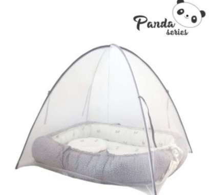 Kasur bayi serut merk omiland OYK 1141 dengan kelambu pisah bagus 100 % ORIGINAL Multicolor