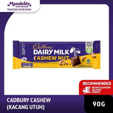 Promo Harga Cadbury Dairy Milk Cashew Nut 90 gr - Blibli