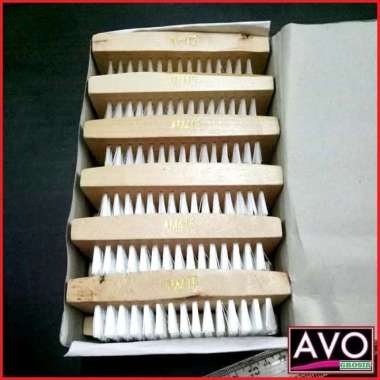 sikat kayu cuci baju karpet kain meja lantai praktis murah