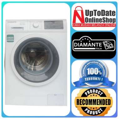 MESIN CUCI FRONT LOADING 10.5KG DIAMANTE KRIPTON 10512 SUPER LOW WATT SUPER BIG CAPACITY
