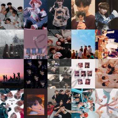 Poster Aesthetic Collage Wall - BTS Series