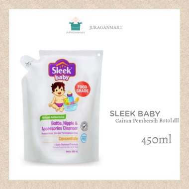 Sleek Pencuci Botol Susu Refill | 450 | Sabun Sleek Nipple