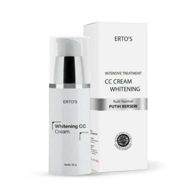 Ertos CC Cream Whitening (Cream Siang) - cc cream ertos pemutih wajah / krim wajah mencerahkan dan m