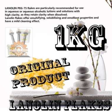Natural Emulsifier peg 75 Lanolin Emulsifying Wax Lanolin Wax 1kg