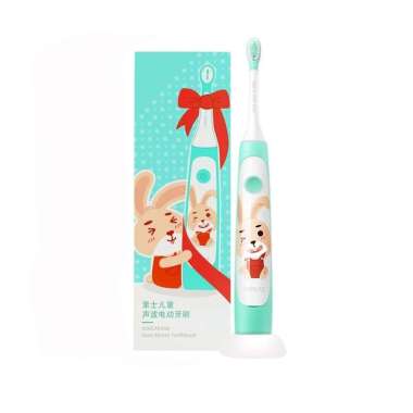 Sikat Gigi Anak Elektrik / Sikat Gigi Anak Karakter Motif Lucu Green