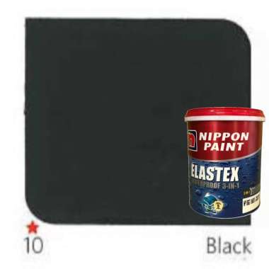 Cat Pelapis Antibocor Nippon Elastex Waterproof 1 kg Black
