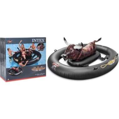 Mainan Anak - Ban Renang Intex Inflatabull 56280 Pelampung Banteng Ride On Bull