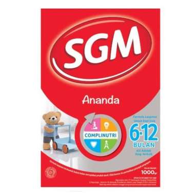 Harga SGM Ananda 2 Formula Bayi 6-12 Bulan 1000 gr di Blibli