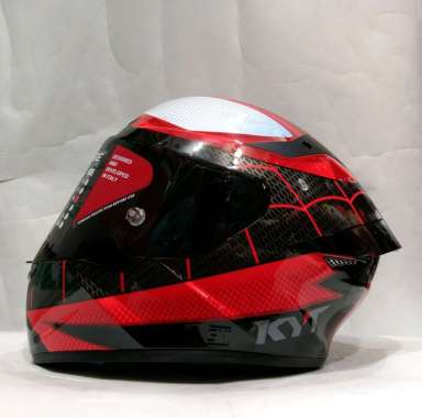 HELM KYT TT COURSE MARVEL SPIDERMAN MILES MORALES HELM FULL FACE M MARVEL SPIDERMAN