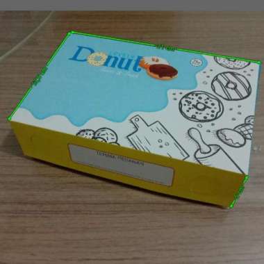 Dus Donat Sedang Uk. 21x13.5x5. Kardus Donat isi 50 pcs