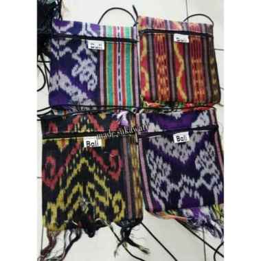 Tas selempang kain blengket mini khas bali Ungu