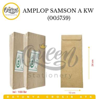 AMPLOP COKLAT / AMPLOP KERTAS COKLAT / AMPLOP SAMSON A KW (005759)