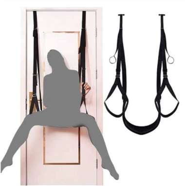 BDSM Restraint Door Sling Swing Wrist Handcuff Bondage Strap Set