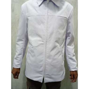 JASKET GURU/JASKET DOSEN/JASKET SANTRI/JASKET PRIA Putih M