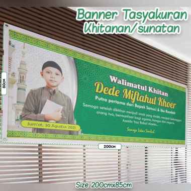 banner walimatul khitan/sunatan anak