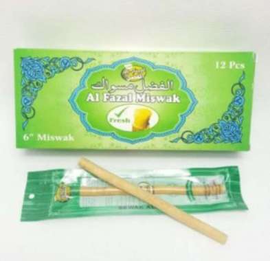 Siwak Al Fazal Mini 1 Lusin / Miswak Kecil - Original Kayu Siwak Arab