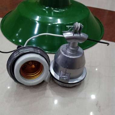 Fitting Gantung E40 WD Besi Fitting lampu Merkuri