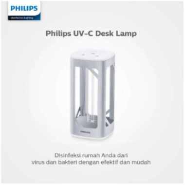 Philips UVC Desk Lamp (Silver / Rosegold) / Philips UVC Germicidal Abu-abu