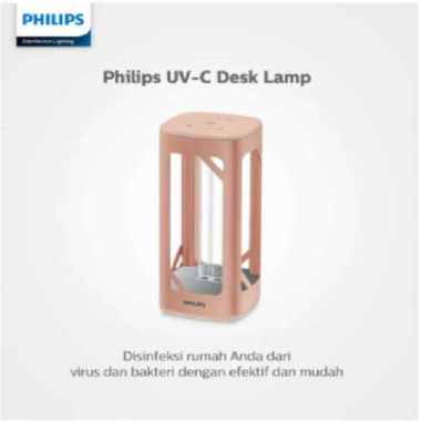 Philips UVC Desk Lamp (Silver / Rosegold) / Philips UVC Germicidal Merah Muda