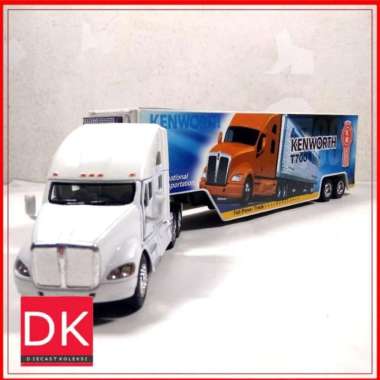 diecast Miniatur Truck Kenworth T700 With Container - Truck Gandeng