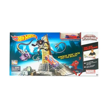 hot wheels spiderman track