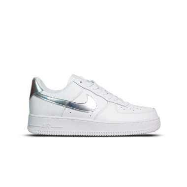 nike air force white and silver