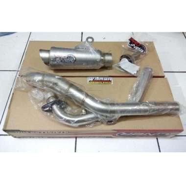 Knalpot PRO LINER CB150R LED - PRO LINER TR-1 R (TK) Tabung kecil Silver