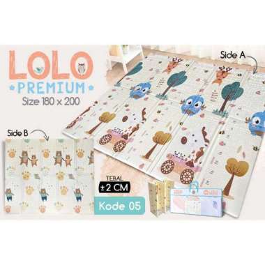 Karpet LOLO Premium Playmat Anak 180X200 KODE 05, Tebal = 2 cm