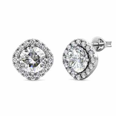 Le Diamant Earrings - Anting Moissanite diamond by Her Jewellery GRA