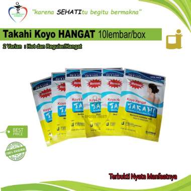 Mami Takahi Koyo Hangat dan Hot Meredakan Nyeri Otot Keseleo Takahi Hangat