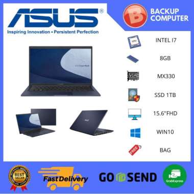 ASUS B1500CEPE EJ7810T I7 1165G7 8GB 1TB MX330 2GB W10 15.6FHD FP LAN