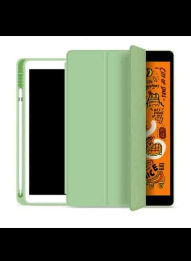 Smart Cover Soft Silikone Ada Tempat Stylus iPad 7/8/9 10.2" / iPad Air 4 / iPad Mini 6 iPad Mini 6