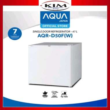 AQUA Japan Kulkas Portable AQR-D50F(W) White GARANSI RESMI