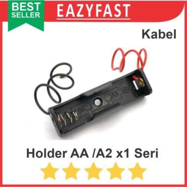 Holder Baterai 1x AA A2 x1 1 Slot Seri Kotak Tempat Rumah Dudukan