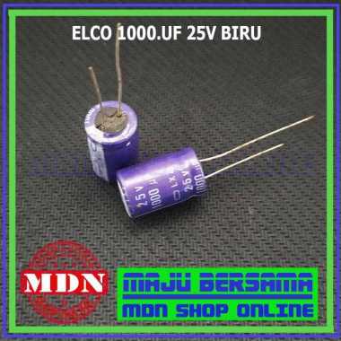 Elco 1000Uf 25V - Kapasitor 1000Uf 25V B