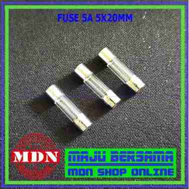 Fuse 5A 250V - Sekering 5A 250V 5X20 Mm