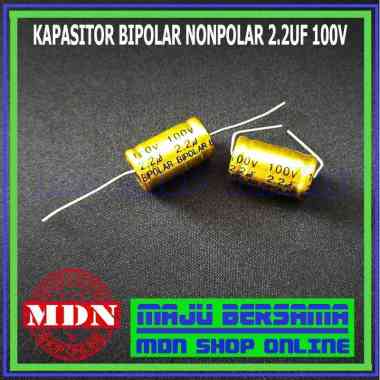 Kapasitor Bipolar Nonpolar 2.2Uf 100V